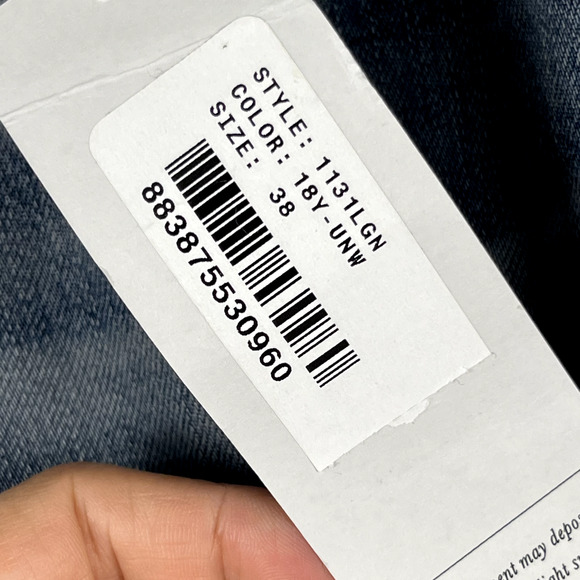 Adriano Goldschmied AG Matchbox Jeans Mens 38x34 Slim Straight Distressed NWT - Picture 4 of 15